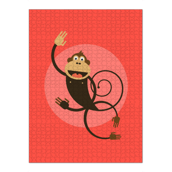 Puzzle Ravensburger "Kinderzimmer Affe" artboxONE - Für Kinder - Kinderzimmerdekoration,Affe,Tiere - Bild kinderzimmerdekoration