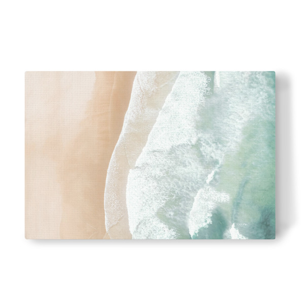 Leinwandbild "Views over the sea" artboxONE - Natur,Reise - Beach,Sea,Ocean,Aerial,Aerial view,Photography,Waves