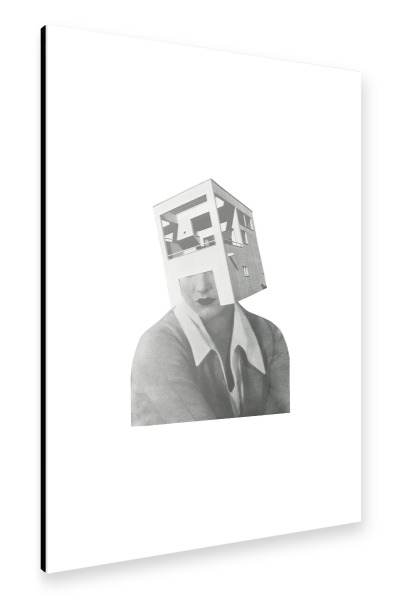 Alu-Dibond "Head of the House" 30x20 cm artboxONE