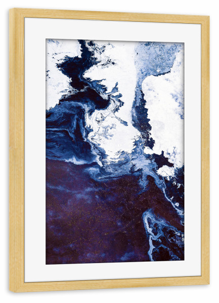 Poster mit Rahmen kiefer "Surface in Concept" artboxONE - Abstrakt
