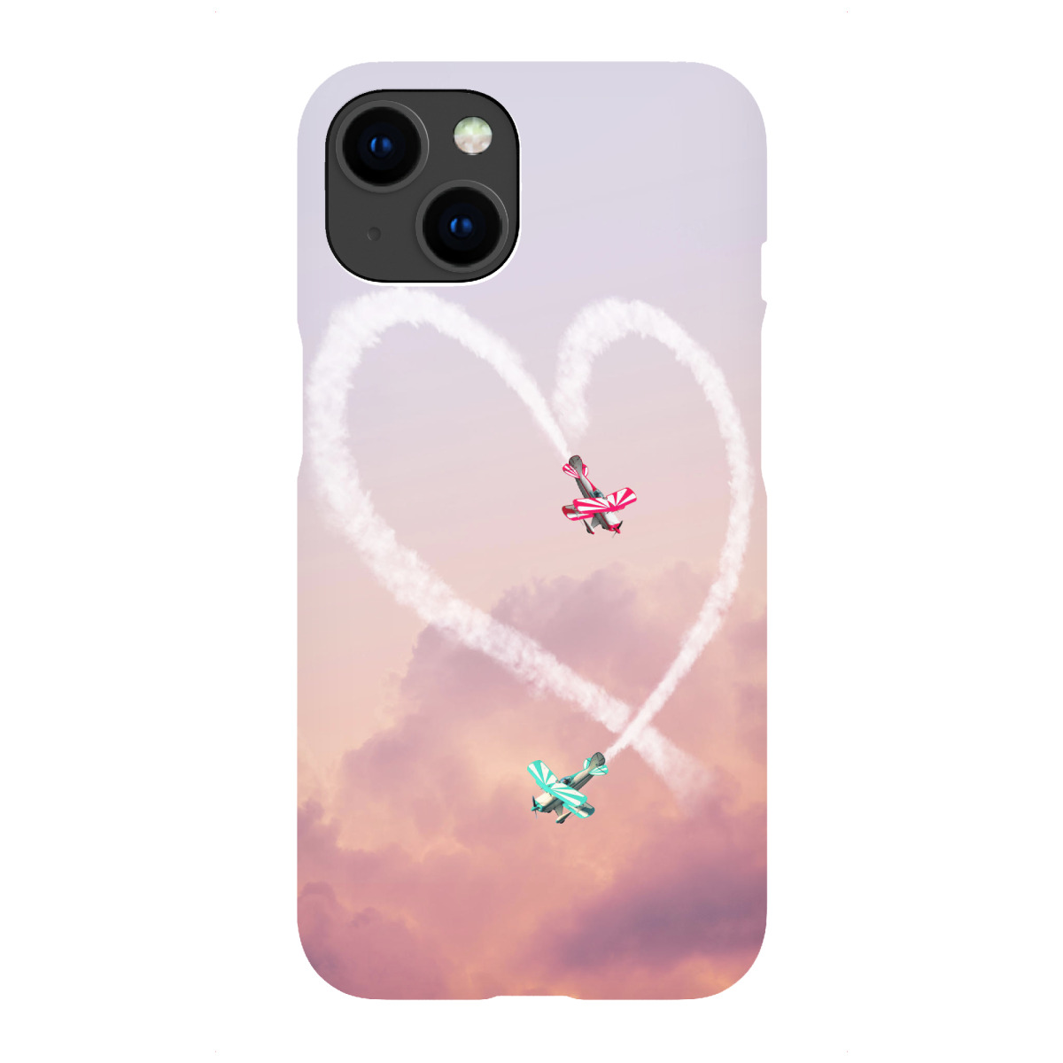 "LOVE IS IN THE SKY"für iPhone - Premium-Case Handyhülle artboxONE