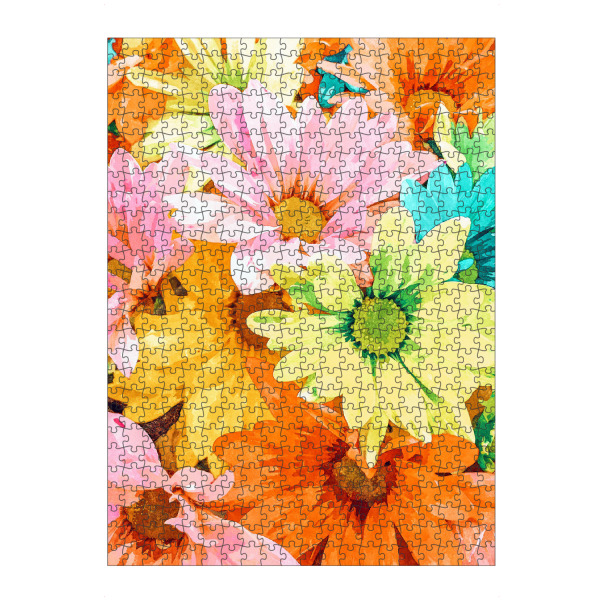 Puzzle Ravensburger "Simone" artboxONE - Floral,Abstrakt