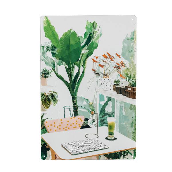 Metall Poster "Junglow" artboxONE - Natur