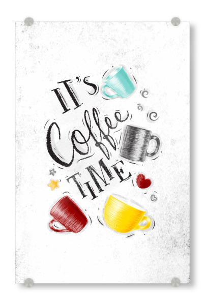 Acrylglasbild "Coffee time" artboxONE - Essen & Trinken