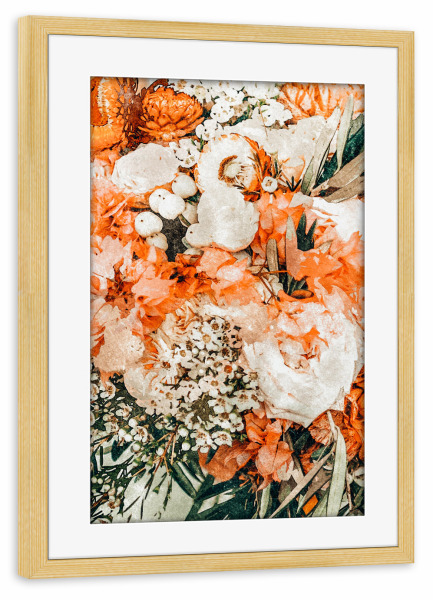 Poster mit Rahmen kiefer "Celeste" artboxONE - Natur,Floral
