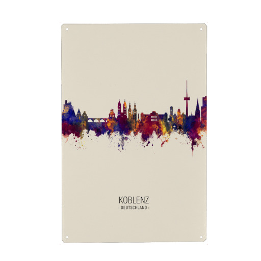 Koblenz Germany Skyline Beige