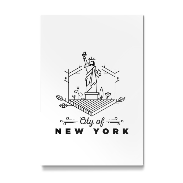 Galerie-Print "New York Monogram Design" 30x20 cm artboxONE