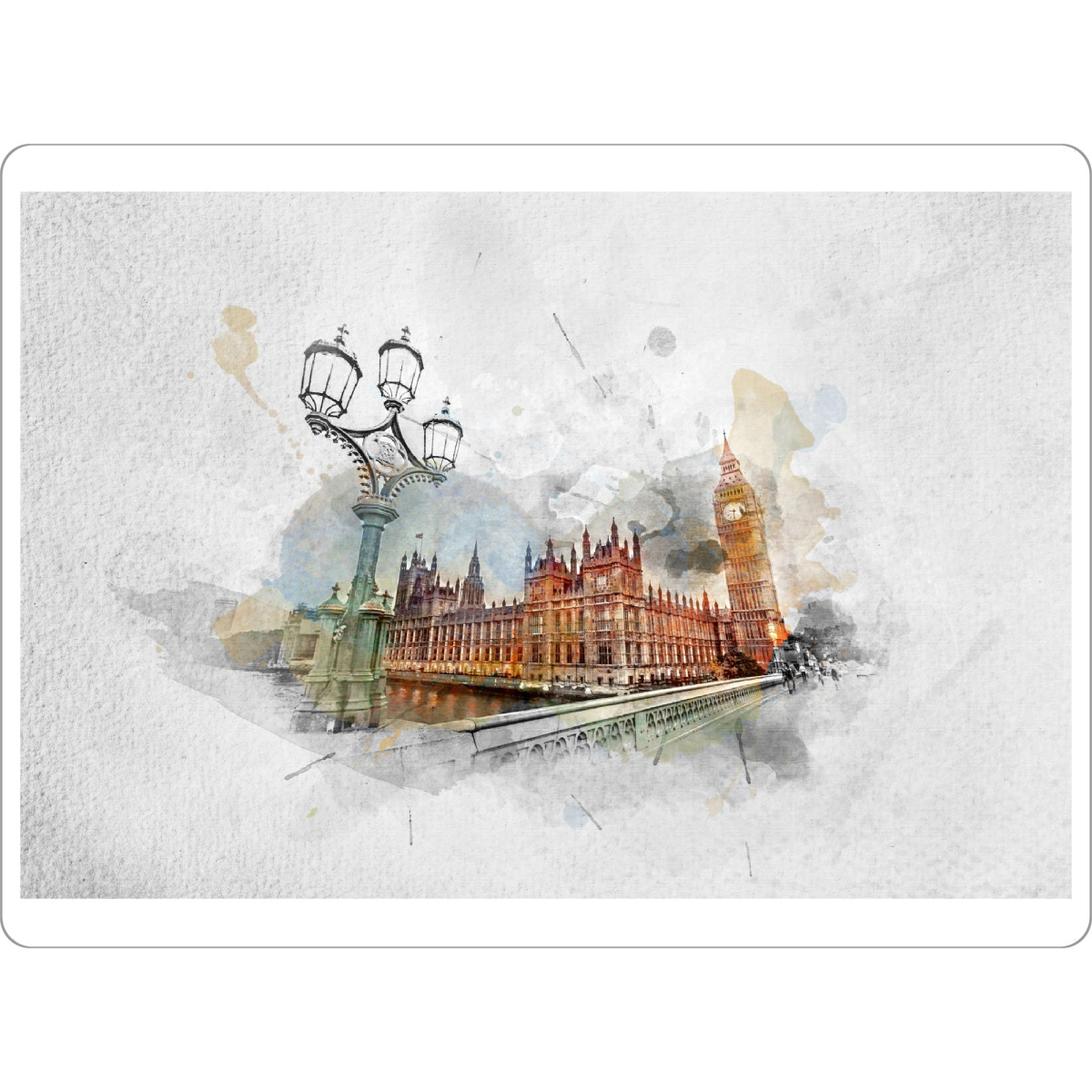 Tischset "Painting of Big Ben" artboxONE - Städte / London,Architektur