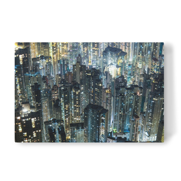 Leinwandbild "Many Dreams" artboxONE - Städte,Architektur - Hong kong,China,Metropole,Urban,Leben,Lebensraum,Cool,Style,Minmal,Loft,Wohnen,Enge