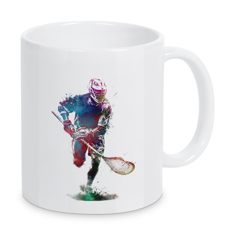 Tasse "Lacrosse-Sportkunst E" artboxONE - Sport - Lacrosse,Lacrosse-spieler,Sport,Kunst,Illustration