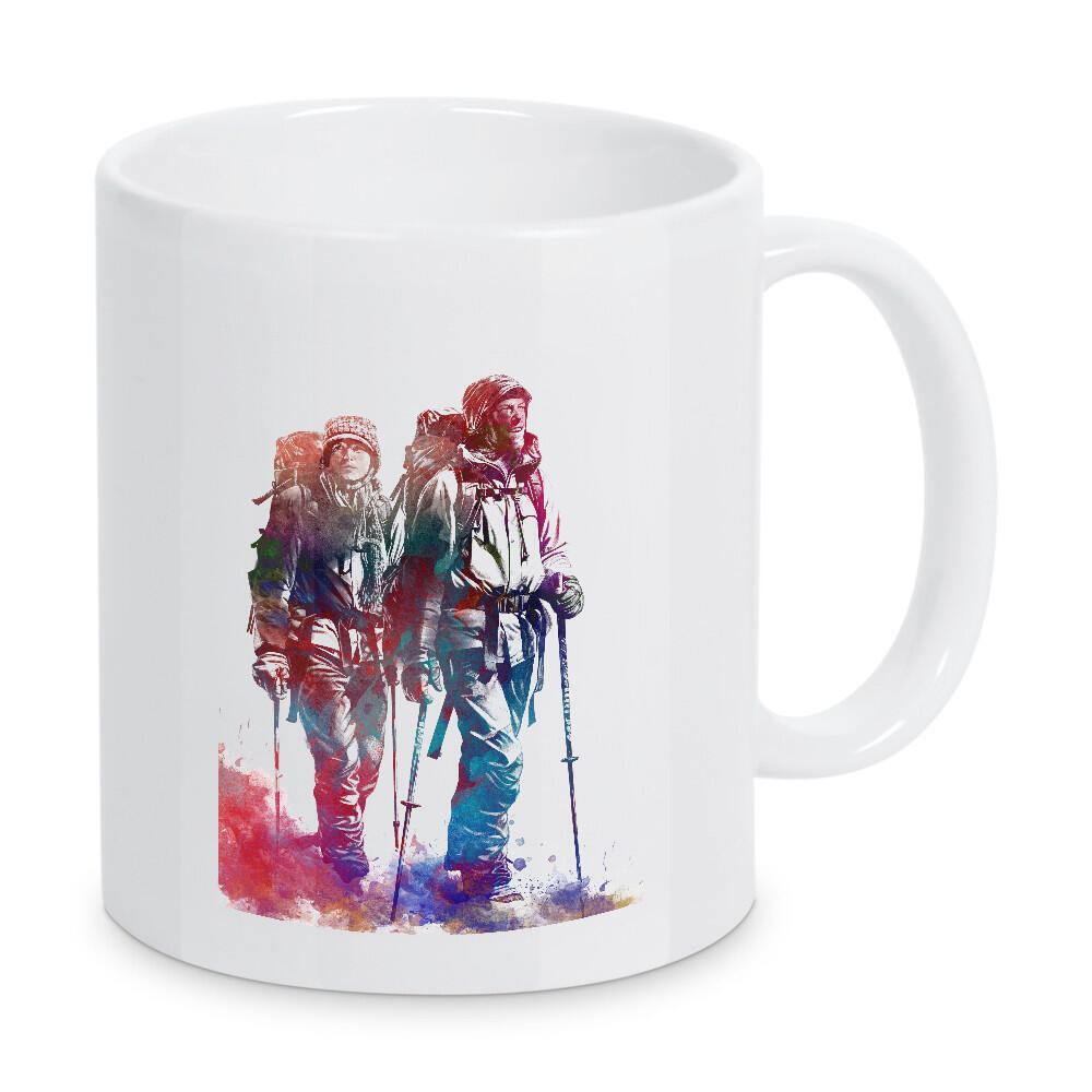 Tasse "Bergsport Kunst E" artboxONE - Menschen,Sport,Sport / Motivation - Berg,Bergsteiger,Bergsteigen,Sport,Illustration
