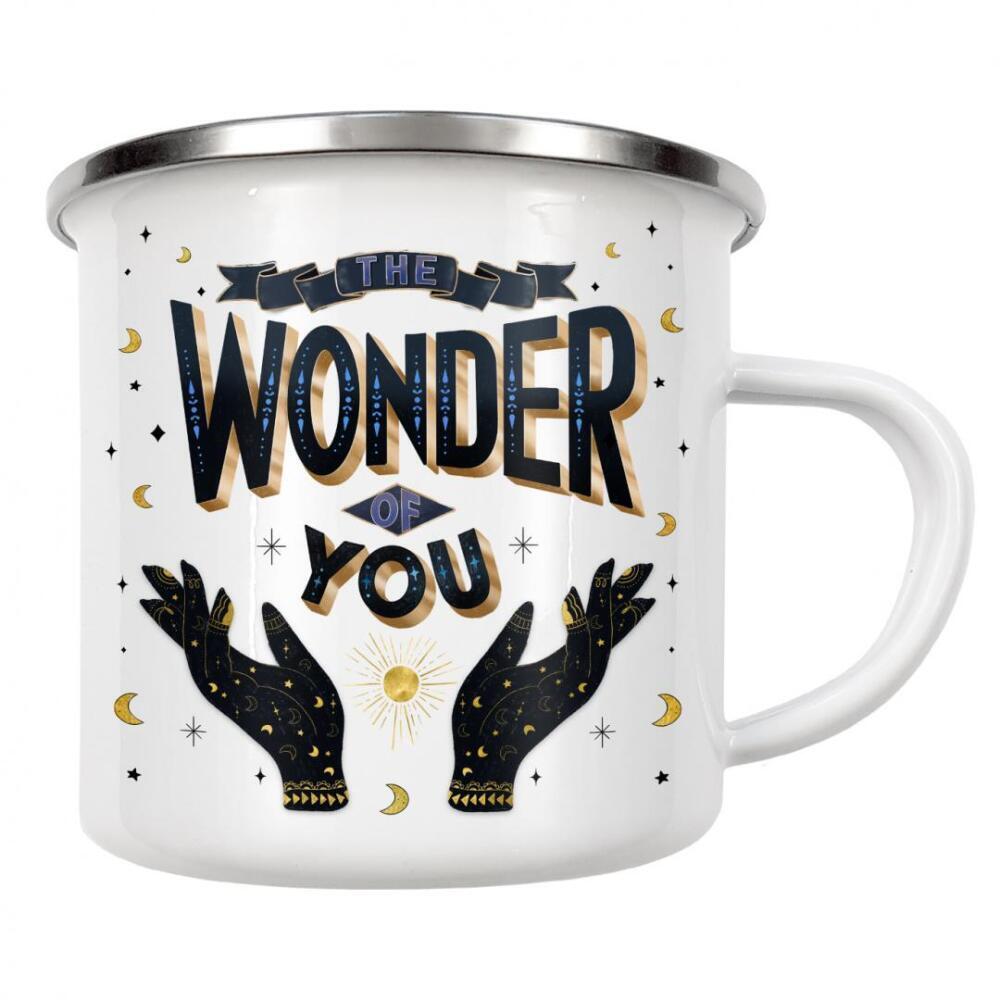 Emaille Tasse "The Wonder of You" artboxONE - Typografie,Liebe