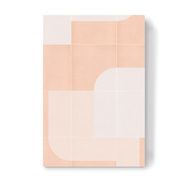 Leinwandbild "Retro Tiles Fourth" artboxONE - Abstrakt - Mid-century-modern,Pink pearl,Minimal