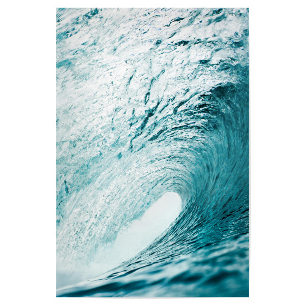 Poster 30x20 cm "The Waves" artboxONE - Natur - Beach,Sea,Ocean,Water,Waves,Summer