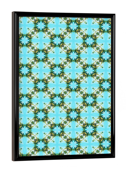 Poster mit schwarzem Rahmen "Blue Sky Morocco" artboxONE - Abstrakt