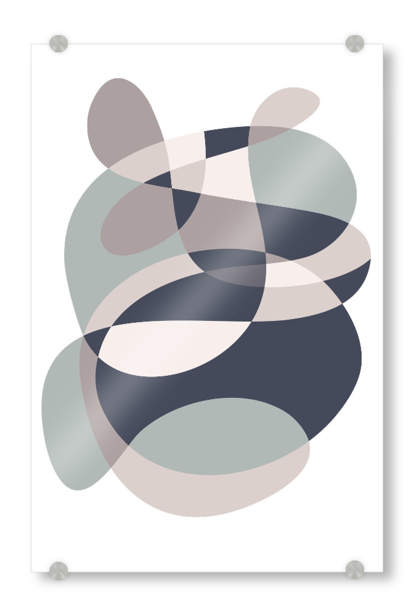 Acrylglasbild "Spot in Greyscale" artboxONE - Abstrakt - Scandinavian,Minimal,Geometrisch,Kreise