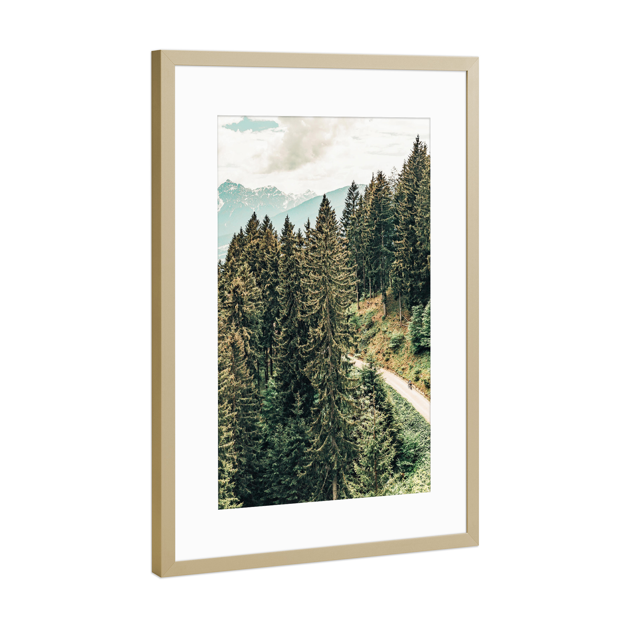 Poster mit Rahmen Gold "Under This Sky" artboxONE - Natur