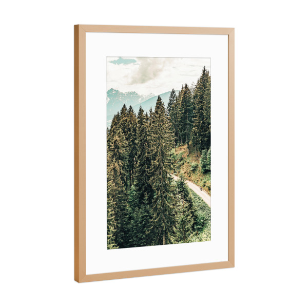 Poster mit Rahmen Kupfer "Under This Sky" artboxONE - Natur