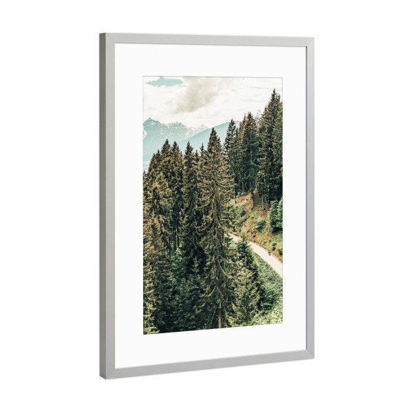 Poster mit Rahmen Silber "Under This Sky" artboxONE - Natur