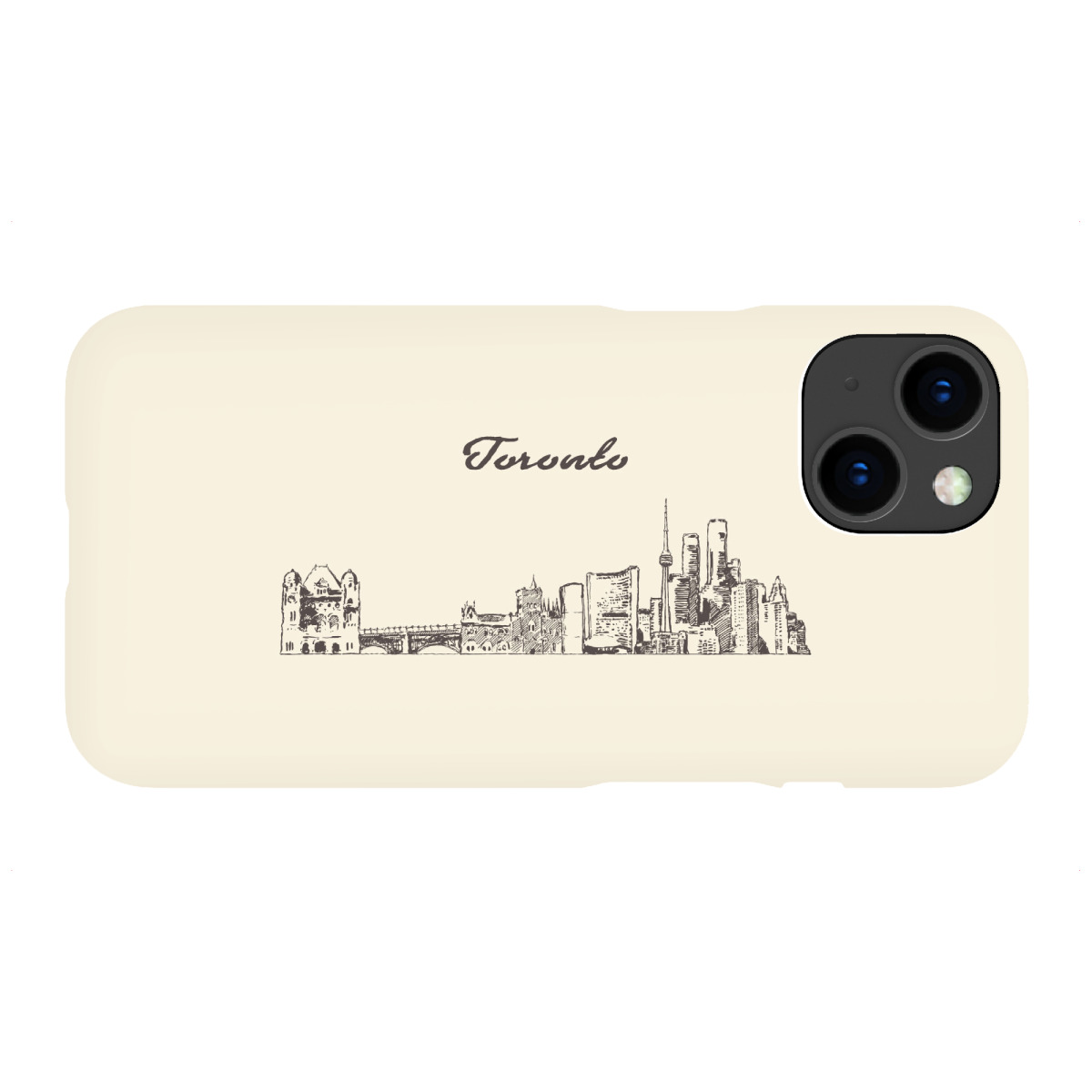 iPhone "Toronto hand drawn skyline" Premium-Case Handyhülle artboxONE