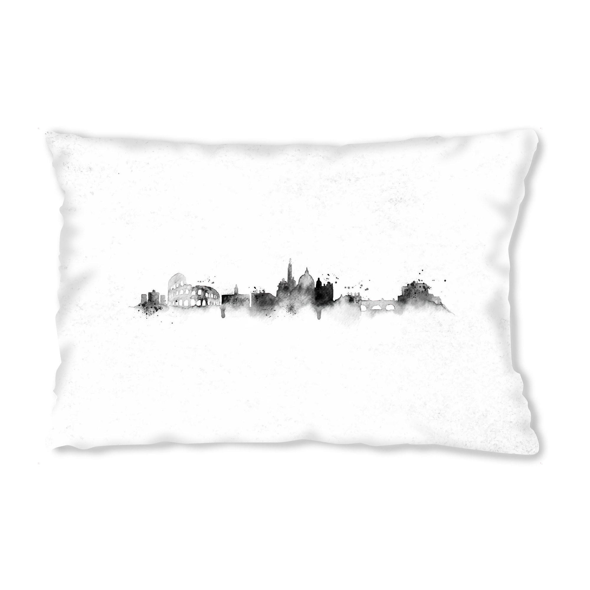 Design-Kissen "Silhouette ink Rome" artboxONE - Städte,Schwarzweiß,Städte / Rom