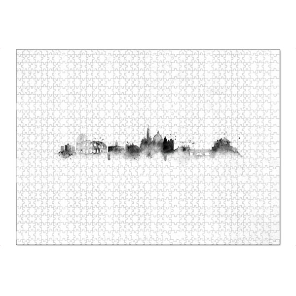 Puzzle Ravensburger "Silhouette ink Rome" artboxONE - Städte,Schwarzweiß,Städte / Rom
