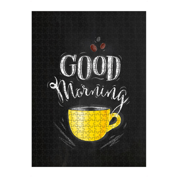 artboxONE Puzzle "Good morning chalk" artboxONE - Essen & Trinken