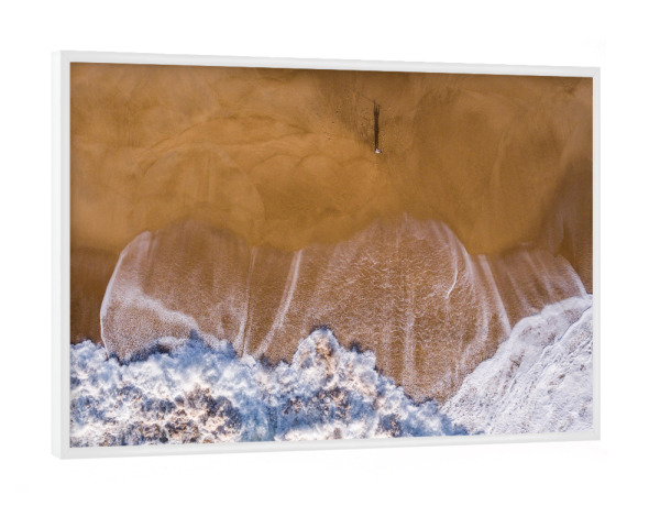 Poster mit weißem Rahmen "Ocean fishing" artboxONE - Natur,Reise,Menschen,Reise / Strand und Meer