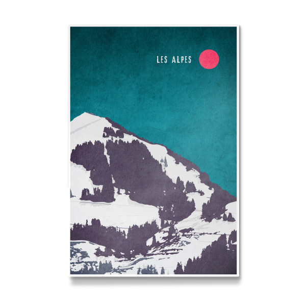 Galerie-Print "Les Alpes" 30x20 cm artboxONE