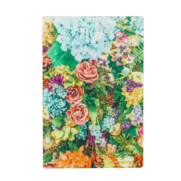 Metall Poster "Vintage Garden" artboxONE - Floral