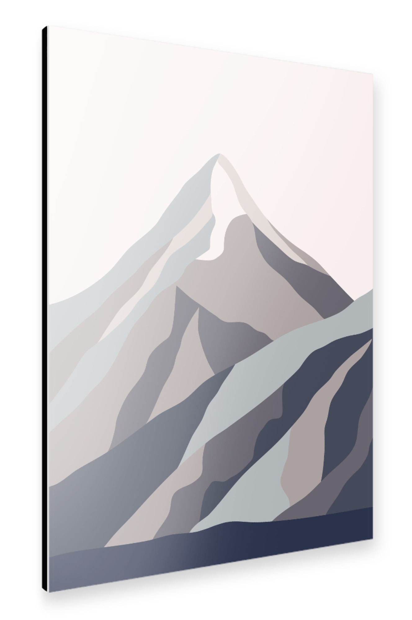 Alu-Dibond "Mount Everest in Grey" 30x20 cm artboxONE