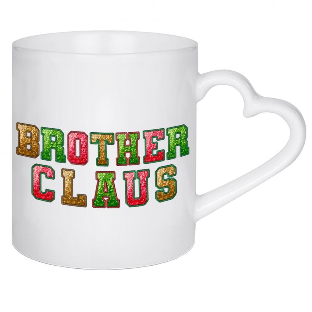 Herztasse "Bruder Claus" artboxONE - Für Kinder,Fashion,Weihnachten,Buchstaben,Für Papa