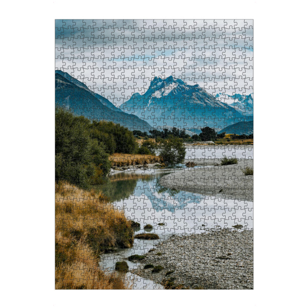 Puzzle Ravensburger "Glenorchy Neuseeland" artboxONE - Natur - Berge,Alpen,Neuseeand,See,Spiegelung,Reise,Wandern,Natur,Landschaft,Idylle
