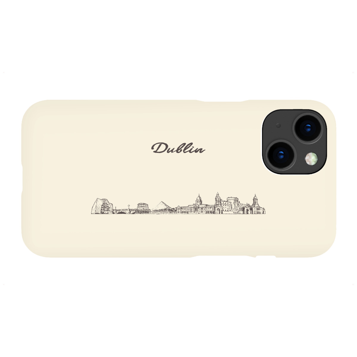 iPhone "Dublin hand drawn skyline" Premium-Case Handyhülle artboxONE