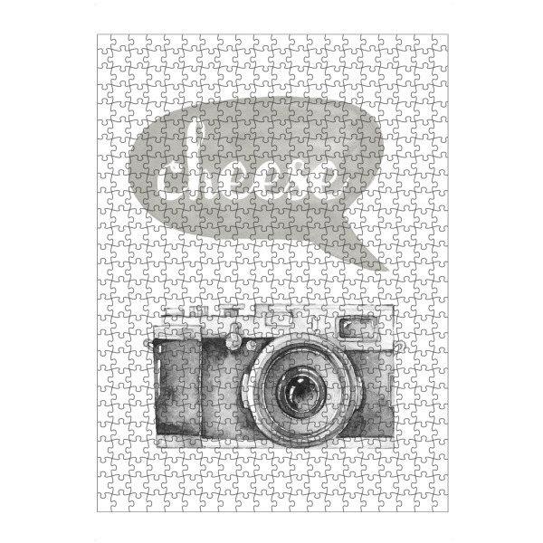 artboxONE Puzzle "Cheese Camera" artboxONE - Reise,Menschen,Schwarzweiß