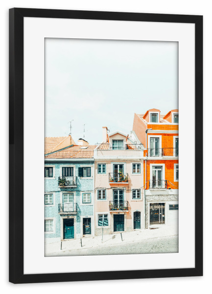 Poster mit Rahmen schwarz "Beautiful Day-II" artboxONE - Architektur