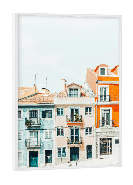 Poster mit weißem Rahmen "Beautiful Day-II" artboxONE - Architektur