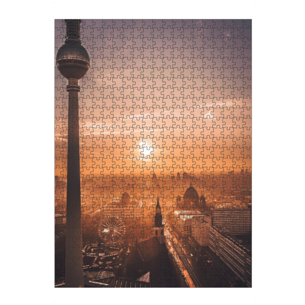 Puzzle Ravensburger "Berliner Fernsehturm Sunset" artboxONE - Städte,Städte / Berlin