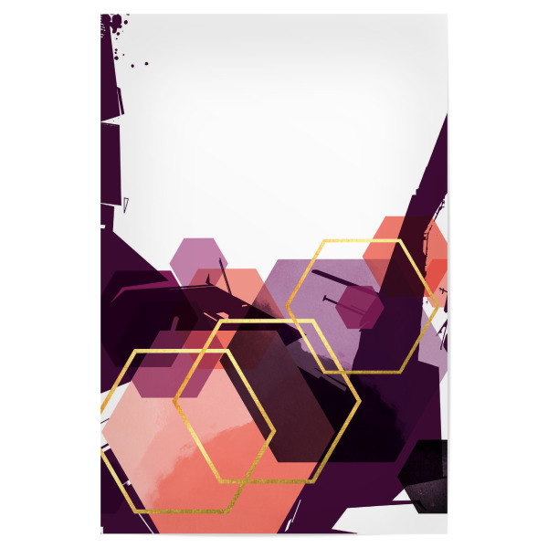 Poster 30x20 cm "Digital Landscape" artboxONE - Geometrie