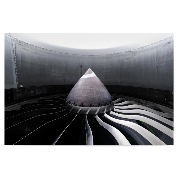 Poster "GE Engine" artboxONE - Automobile - Flugezug,Airliner,Boeing,Motor,Triebwerk,Propeller,Cool,Style,Minimal,Technik,Fliegen,Reisen