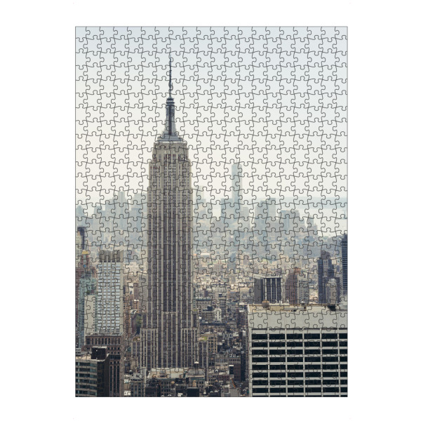 Puzzle Ravensburger "Empire State" artboxONE - Städte / New York - Empire,State,Building,New york,Big apple,Manhattan,Retro,Cool,60s,Groß,Hochhaus