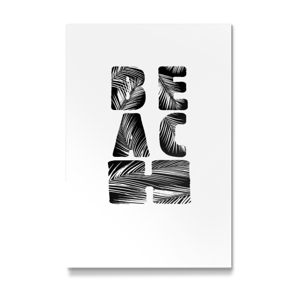 Galerie-Print "Schriftzug: BEACH" 30x20 cm artboxONE