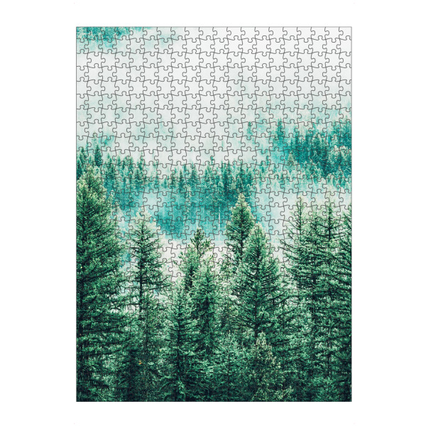 artboxONE Puzzle "Forest and Fog" artboxONE - Natur