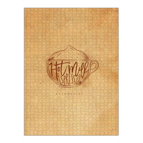 Puzzle Ravensburger "Cappuccino cup craft" artboxONE - Essen & Trinken