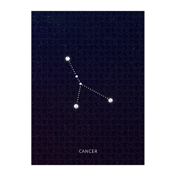 artboxONE Puzzle "Cancer constellation astrology" artboxONE - Schwarzweiß,Galaxy