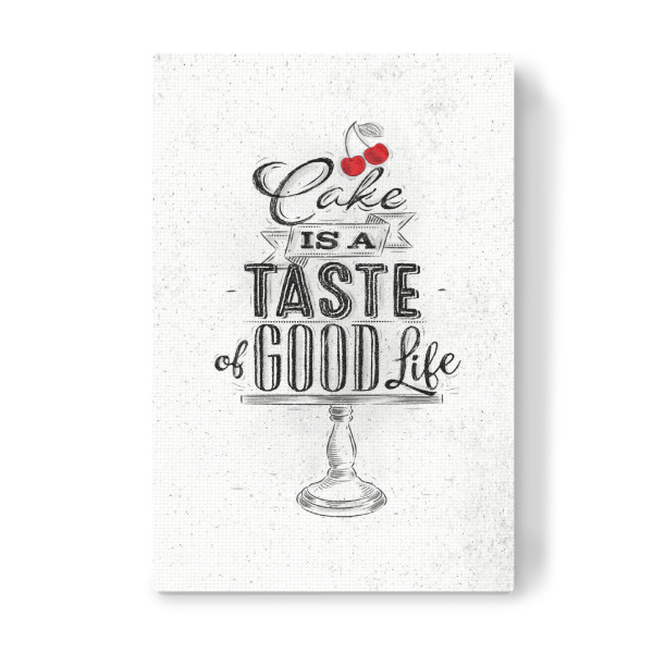 Leinwandbild "Good cake" artboxONE - Essen & Trinken,Fashion
