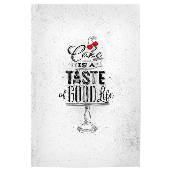 Poster "Good cake" artboxONE - Essen & Trinken,Fashion