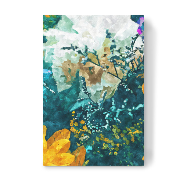 Leinwandbild "Dark & Floral" artboxONE - Floral
