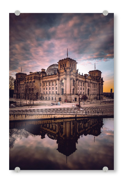 Acrylglasbild "Reichstag als Traumwelt" artboxONE - Städte,Städte / Berlin,Architektur