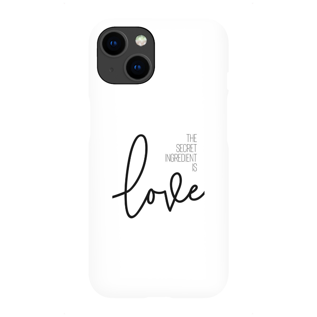 iPhone "The secret ingredient is love" Premium-Case Handyhülle artboxONE